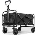 200KG Heavy Duty Foldable Trolley Cart Wagon Garden Beach Camping Festival UK
