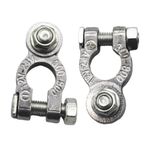 2pc 12V Battery Terminals Connectors Clamps Motorhome