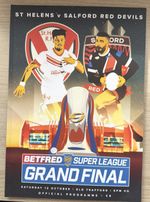 RUGBY LEAGUE PROGRAMME GRAND FINAL St HELENS v SALFORD RED DEVILS 2019  (New)
