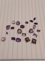 Good Mixed lot of natural Amethyst 32 ct natural loose gemstones