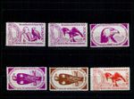 FRG FEDERAL 6 ADVERTISING STAMPS ANIMAL FRIENDS HAMBURG "EMPEROR EAGLE YANK" xc18