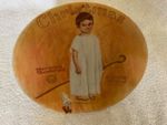 Norman Rockwell 1975 Christmas Plate Knowles Angel W Black Eye Vintage