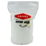 Aksoy Citric Acid 1kg - Food Grade, Non-GMO,  Cleaning, Bath Bombs, Preservation