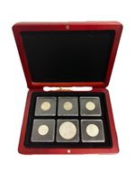 The Great War 1914-1918 Original Silver Coin Set. Six Authentic Circulated Coins