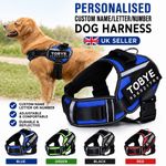 Personalized Dog Harness NO PULL Breathable Reflective  Puppy Vest Padded Handle