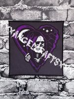 SMALL SEW ON PRINTED JACKET PATCH ~ 12.5 x 12.5cm ~ CREEPER THE CALLOUS HEART