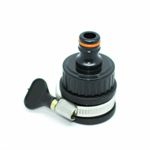 22-24mm Tap Connector Adapter Mixer Clamp Garden Kitchen Hose Pipe Fit Universal