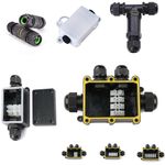 OUTDOOR JUNCTION BOX WATERPROOF IP68 ELECTRICAL CABLE CONNECTOR CASE 2 3 4 WAY