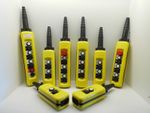 CRANE HOIST CHAIN LIFT CONTROL STATION PENDANT PUSH BUTTON EMERGENCEY SWITCH AC