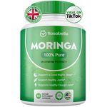 Rosabella Moringa Leaf Powder Capsules - 800mg of Pure Nutrient 60 Count 40%-Off