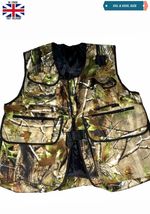 Hunting & Hawking, Falconry (Camo) Waistcoat, Jungle Wild Full Vest, XXL & XXXL