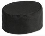 BLACK or WHITE CHEF UNIFORM SKULL CAP HAT (UNISEX)