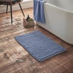 Bianca Aspen Bobble Textured Polycotton Bath Mat