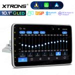 QLED Single DIN 10.1" Linux Car Stereo Radio CarPlay Android Auto GPS Head Unit