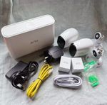 Arlo Base Station VMB4000 + 2 x Arlo Pro VMC3040 Smart Wireless Cameras Netgear