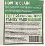 NATIONAL TRUST FAMILY PASS - VALID UNTIL Friday 6/03/2026