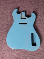 Silvertone 1448 Guitar Body 60s Vintage Electric Guitar Parts Blue
