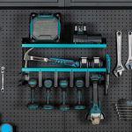 Power Tool Organiser 5 Drills Storage Rack Holder Heavy Duty 3Layers For Makita
