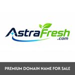 AstraFresh.com Clean Modern DOMAIN NAME FOR SALE GoDaddy Value $2,209