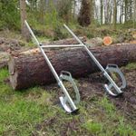Heavy Duty 2in1 Timber Jack Log Lifter & Saw Horse 500mm Steel FMLL