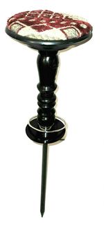New Falconry Block Perch Arab Style Block 6" Top - Black Colour 