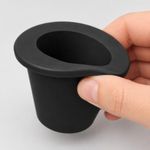 Patio Table Silicone Umbrella Hole Plug Black for Patio Beach Outdoor