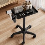 Hair Salon Trolley Stand Adjustable Hair Coloring Tattoo Beauty Salon Tool Cart