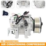 FOR HONDA CIVIC MK8 CR-V MK3 1.8 2.0 AIR CON AC COMPRESSOR 38810RZVG03 2006-2012