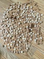 Wine Cork Slices/Discs- 320 pieces , Cork Craft Embellishments- see description