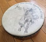 Bodhrán Irish Frame Drum Hand Made By Eamonn Maguire - Fantastic Condition