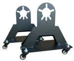 Majdtech 2 x Car Hub Stands, Universal Heavy Duty Jacks for Auto, 4x4, VAN, SUV