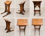 Antique Gothic Church Lectern / Reading Stand – Beautiful Character Piece