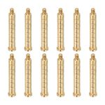 12pcs 100 Grain Archery Arrow Insert 0.244 Inch Brass Arrow Weight Bolt
