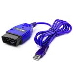 Automotive Auto OBD 2 II 16pin USB Interface Cable Service Plug Adapter