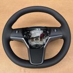 1490214-00-B Fit for Tesla Model 3 & Y Driver Heated Leather Steering Wheel
