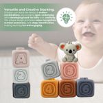 Koala Baby Silicone Building Blocks Stacking Nesting Sensory Toys 6-24 Months