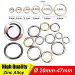 Large & Small Round Carabiner Clips, Heavy Duty Snap Hook Keyring Buckle Outdoor