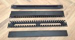 19" 1U Rack Cable Management Bundle - 2x Ring Panels + 1x Brush Strip. Job Lot