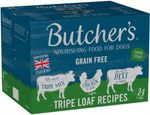 Butcher's Tripe Loaf Recipes Dog Food Tins, 24 x 400g