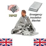 4X Emergency Foil Blanket Rescue Thermal Aid Survival Space Waterproof Best
