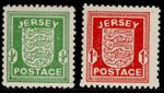 GB QEII SG1-2, COMPLETE SET, NH MINT. Cat £16. JERSEY