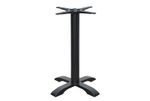black premium cast iron table base dining restaurant cafe pub cross