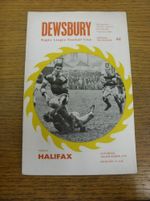 26/12/1970 Rugby League Programme: Dewsbury v Halifax  (Light Fold). FREE POSTAG