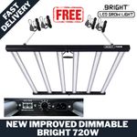 Bright 720W LED Grow Light Built In Driver - Dimmable Like Omega Plus Black