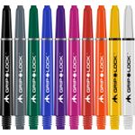 Mission | Griplock | 5 Sets (15) Darts Stems/Shafts | Multiple Colours, Sizes