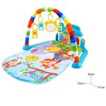GYM PLAY MAT BABY NEWBORN KID 3 IN1 FITNESS MUSIC LAY FUN PIANO MUSIC KID GIFT