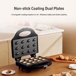 Electric Walnut Cake Maker 750W Nonstick Walnut Cookie Mould Mini Nut Waffle