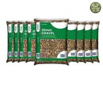 20mm Natural Garden Gravel - 10 Bags (250kg) | Decorative Stone Driveway Path