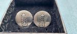 Vintage Georg Jensen Wheatsheaf Design 78B Silver 925 Cufflinks 1956/7