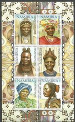 Namibia - Native Women MNH 2002 Mi. 1061-1066 II